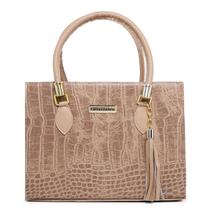 Bolsa lorena croco cores alça transversal
