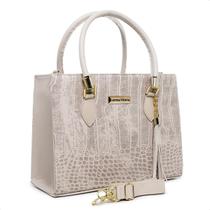 Bolsa lorena croco cores alça transversal