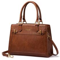 Bolsa LOVEVOOK, bolsa de ombro e alça superior, marrom