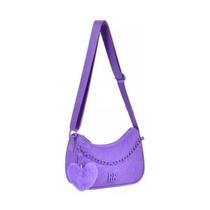 Bolsa Lua Lilás Feminina Mini Bag Rebecca Bonbon Semax