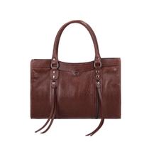 Bolsa Luiza Barcelos Feminina Marrom Couro - Grande