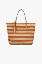 Bolsa Luiza Barcelos Tote Multicor Marrom Bolsa Luiza Barcelos Tote Multicor Marrom