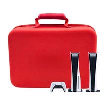 Bolsa Luxo Mochila Transporte Para Playstation 5 Digital Ultra e Acessórios Vermelha