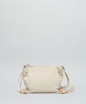 Bolsa m Couro Esferas - Offwhite