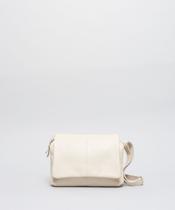 Bolsa m Couro Tampa Heloisa - Offwhite Bolsa m Couro Tampa Heloisa - Offwhite