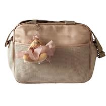 Bolsa M Space Rosé Gold Listrado Térmica e Impermeável