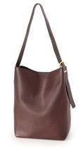 Bolsa Madewell Essential Bucket Tote em Couro Marrom 33x35x15cm Bolsa Madewell Essential Bucket Tote em Couro Marrom 33x35x15cm