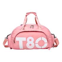 Bolsa Mala Academia E Viagem Transversal Reforçada 45L Rosa
