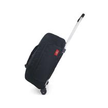 Bolsa mala bagagem mão bordo média viagem puxador com rodinha preto