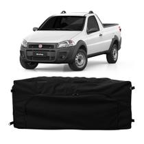 Bolsa Mala Caçamba Fiat Strada Todas 360 Litros Pickup Preto