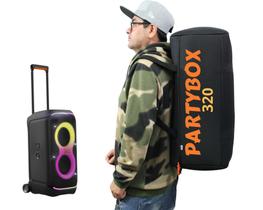 Bolsa Mala Case Compatível Com Partybox Stage 320- Reforçada Impermeável