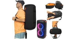 Bolsa Mala Case Comptível Partybox 110-100 c/ Bolso Neoprene Impermeável Top