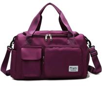 Bolsa Mala com Porta Tênis Lorben Impermeável Unissex Alça Regulável Academia Viagem