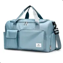 Bolsa Mala de Mão Bordo Matelassê Espaçosa Viagem, Multiuso, Mala Grande com Zíper, Academia, Praia, Cabine Avião, Dia a Dia, Linha Premium