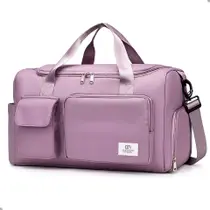 Bolsa Mala de Mão Bordo Matelassê Espaçosa Viagem, Multiuso, Mala Grande com Zíper, Academia, Praia, Cabine Avião, Dia a Dia, Linha Premium