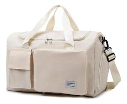 Bolsa Mala de Mão Bordo Matelassê Espaçosa Viagem, Multiuso, Mala Grande com Zíper, Academia, Praia, Cabine Avião, Dia a Dia, Linha Premium