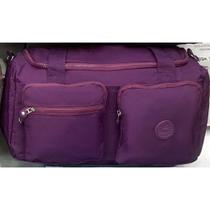 Bolsa Mala de Ombro Mão Com Alça Compartimentos C/ Ziper Impermeável Multifuncional