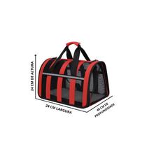 Bolsa Mala De Transporte Tiracolo Pet Tamanho MEDIO Até 6kg Cães e Gatos cabine avião