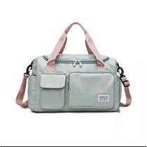 Bolsa Mala De Viagem Academia Multifuncional De Grande Capacidade Cores:Verde Alca Rosa Bolsa Mala De Viagem Academia Multifuncional De Grande Capacidade Cores:Verde Alca Rosa