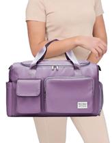 Bolsa Mala de Viagem Feminina Funcional com Alça Transversal