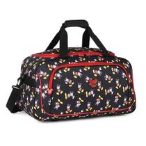 Bolsa Mala De Viagem Mickey Mouse Disney Preta 50cm Luxcel