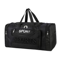 Bolsa mala esportiva mochila viagem academia treino unissex sports alca mao ombro bolso lateral frontal preto Bolsa mala esportiva mochila viagem academia treino unissex sports alca mao ombro bolso lateral frontal preto