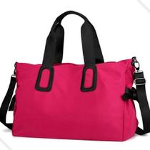 Bolsa Mala Feminina Academia Rosa 35L - Multifunções