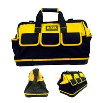 Bolsa Mala Ferramentas Alça Oxford com 16 Bolsos Reforçada BTek Profissional Fundo Reforçado