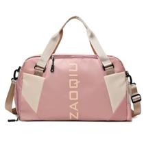 Bolsa Mala grande alça Academia Esportiva Viagem, Piscina ideal para Viagens, porta sapatos - Rosa Bolsa Mala grande alça Academia Esportiva Viagem, Piscina ideal para Viagens, porta sapatos - Rosa