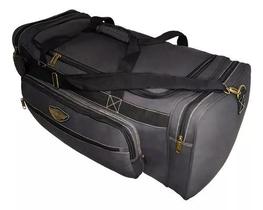 Bolsa Mala Mão Lona Denlex Masculina Viagem Reforçada Vintag