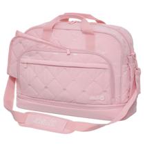 Bolsa Mala Maternidade Grande Lilica Ripilica Bebê Menina Cor Rosa Luxo Matelassê Premium Organizada Bolsa Mala Maternidade Grande Lilica Ripilica Bebê Menina Cor Rosa Luxo Matelassê Premium Organizada