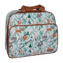 Bolsa Mala Maternidade Safari Elefante Girafa Lilian Baby Bolsa Mala Maternidade Safari Elefante Girafa Lilian Baby