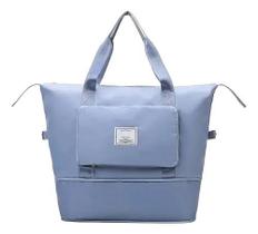 Bolsa Mala Multiuso Dobrável Impermeável Expansível Espaçosa em Nylon Poliéster Alça de Mão Confortável