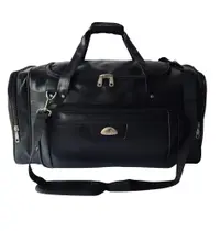 Bolsa Mala P Viagem Grande Couro Reforçada Espaçosa Alça Mão e Ombro Masculina Feminina