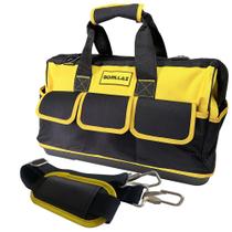 Bolsa Mala Para Ferramentas Eletricista Pedreiro Instalador 20" Fundo Borracha Oxford 600D 16 Bolsos