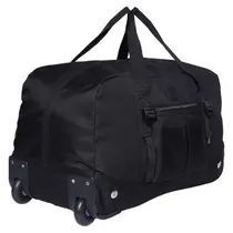 Bolsa Mala Sacola De Viagem Com Rodas Reforçada - Preto