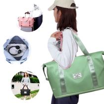 Bolsa Mala Sacola Dobravel Mercado Viagem Feira Passeio Viagem Academia