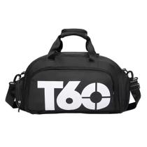 Bolsa Mala Transversal T60 Academia Viagem Estilosa Preta