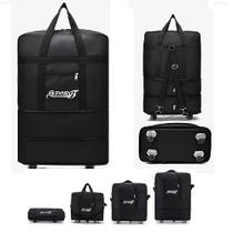 Bolsa mala viagem expansivel sacola gigante mochila com rodinhas impermeavel compras sacoleira