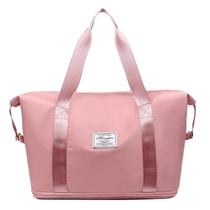 Bolsa Mala Viagem Feminina Dobrável Expansível Impermeável Academia viagens dia a dia