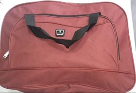 Bolsa Mala Viagem Unissex Grande tecido C/ Alça de mão e transversal camping - Vermelho escuro - Vermelho escuro - YEGGUS
