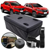 Bolsa Maleiro Teto 180L Impermeável+Cinta Carga Fiat Strada