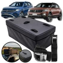 Bolsa Maleiro Teto 180L Impermeável+Cinta Carga VW T-CROSS