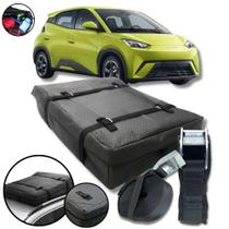 Bolsa Maleiro Teto Impermeavel Aero 175l + Cinta Premium BYD Dolphin Mini Bolsa Maleiro Teto Impermeavel Aero 175l + Cinta Premium BYD Dolphin Mini