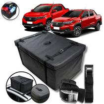 Bolsa Maleiro Teto Impermeável + Cinta 370l Fiat Strada