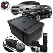 Bolsa Maleiro Teto Impermeável + Cinta 370l Jeep Commander Bolsa Maleiro Teto Impermeável + Cinta 370l Jeep Commander