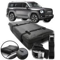 Bolsa Maleiro Teto Impermeável + Par de Cintas 175L GWM Haval H9 Bolsa Maleiro Teto Impermeável + Par de Cintas 175L GWM Haval H9