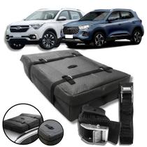 Bolsa Maleiro Teto Vulcanizado Impermeável 175l + Cinta Carga Chery Tiggo 5x Bolsa Maleiro Teto Vulcanizado Impermeável 175l + Cinta Carga Chery Tiggo 5x