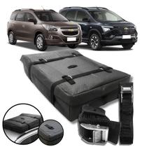 Bolsa Maleiro Teto Vulcanizado Impermeável 175l + Cinta Carga Chevrolet Spin Bolsa Maleiro Teto Vulcanizado Impermeável 175l + Cinta Carga Chevrolet Spin
