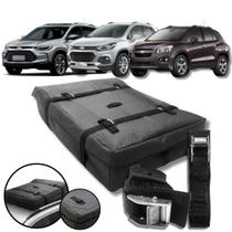 Bolsa Maleiro Teto Vulcanizado Impermeável 175l + Cinta Carga Chevrolet Tracker Bolsa Maleiro Teto Vulcanizado Impermeável 175l + Cinta Carga Chevrolet Tracker
